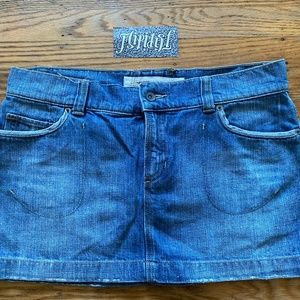 VINTAGE MOSSIMO DENIM JEAN SKIRT BLUE SIZE 9